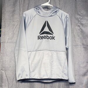 Reebok Silver Pullover with Logo